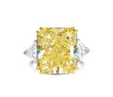 19ct Fancy Yellow Diamond Ring