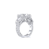 Rivière Platinum 13.96ct Oval Diamond Ring, GIA Certified