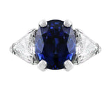 4.22ct Ceylon Blue Sapphire Ring
