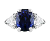 4.22ct Ceylon Blue Sapphire Ring