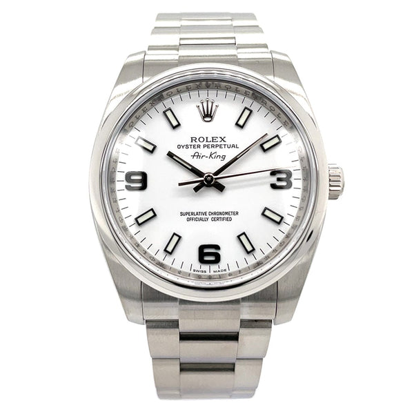 Rolex Air-King 114200 White Dial - Pre-Owned