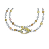Rivière Multicolor Diamond Necklace 42"