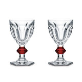 Harcourt Red Knob Glass - Set of 2