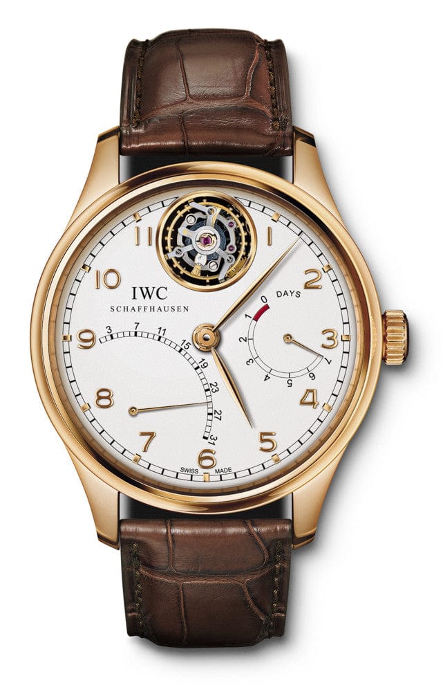 IWC Portugieser Tourbillon Mystere Retrograde IW504402 CJ Charles Jewelers