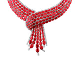 204ct Ruby Diamond Cravat Necklace