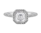 Ritani Bella Vita Asscher Diamond Solitaire Ring