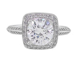 Master Work Micro Pave Set Diamond Setting, Ritani