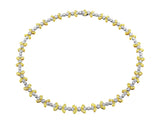 Fancy Yellow Diamond Necklace