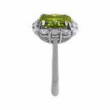 5ct GIA Certified Fancy Deep Grayish Greenish Yellow Diamond