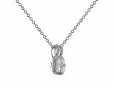 Diamond Square Drop Necklace