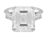 8ct Riviera Emerald Cut Diamond Ring, GIA-certified