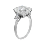 8ct Riviera Emerald Cut Diamond Ring, GIA-certified