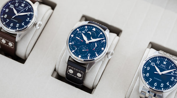 IWC Big Pilots watch 2021 displayed in a store