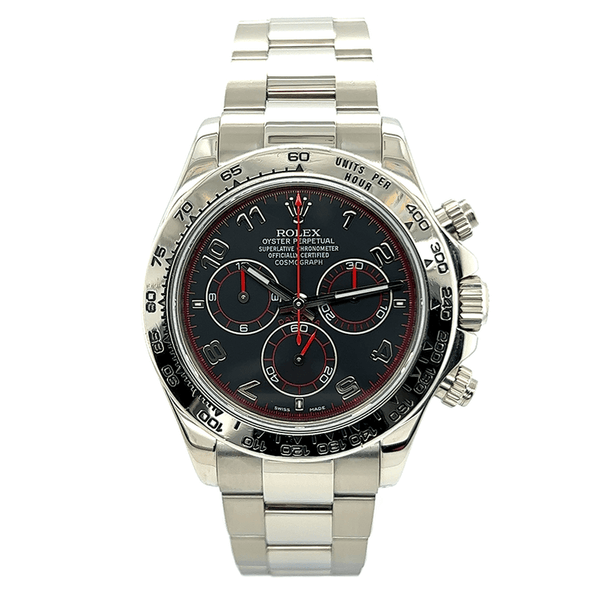 Rolex Daytona 116509 Black Red Dial - Pre-Owned