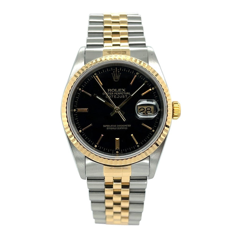 Rolex Datejust 36 Black Dial 16233 - Pre-Owned
