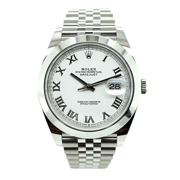 Rolex Datejust 41 White Dial 126300 - Pre-Owned