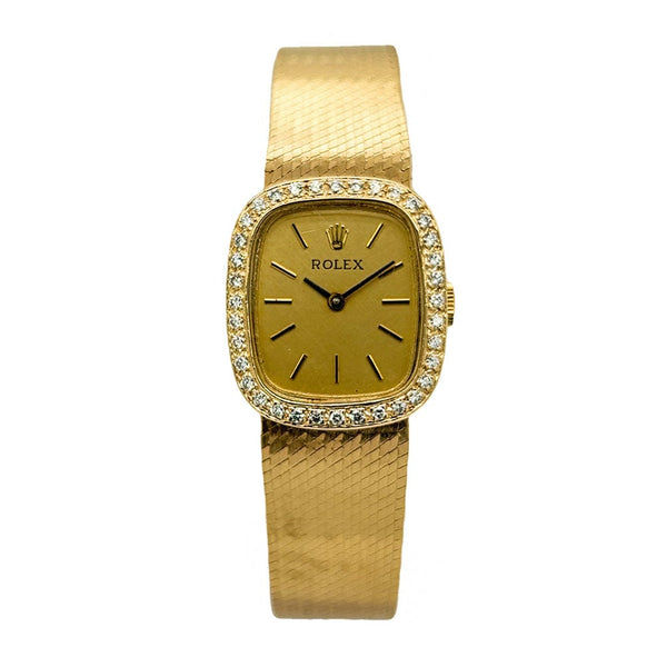 Rolex Cellini 18kt Yellow Gold Diamond - Pre-Owned