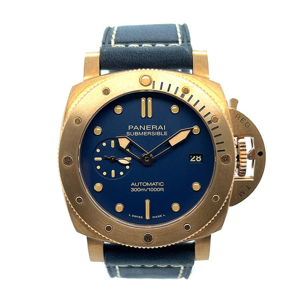 Panerai Submersible Bronzo Blu Abisso PAM01074 - Certified Pre-Owned