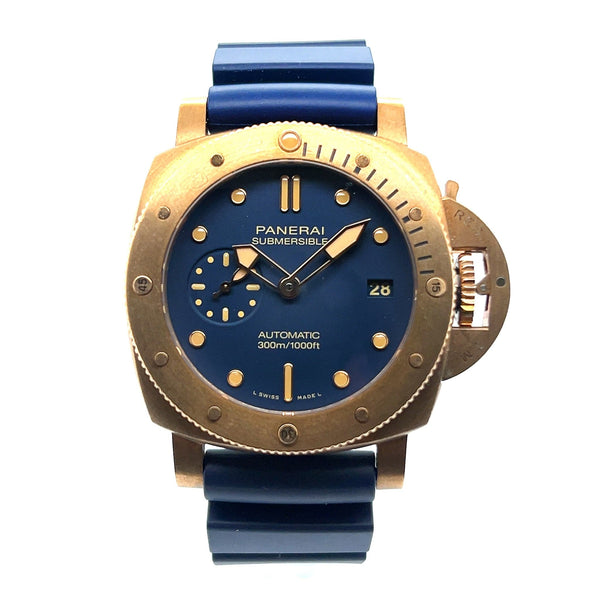 Panerai Submersible Bronzo Blu Abisso PAM01074 - Certified Pre-Owned