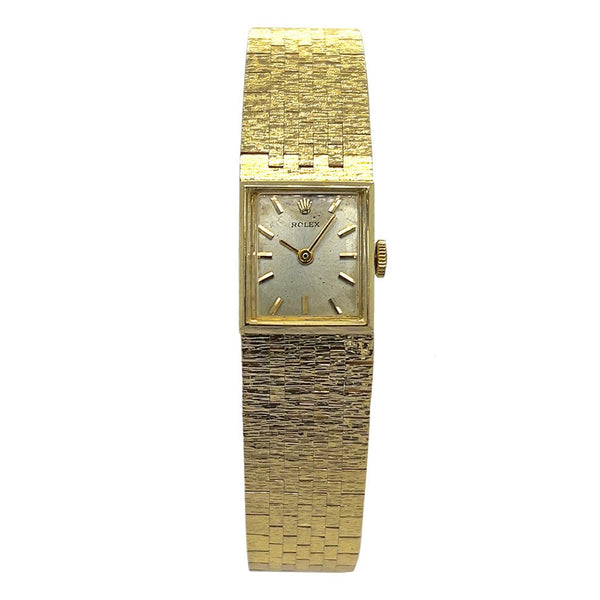 Rolex 14kt Yellow Gold Cocktail Mesh Watch - Pre-Owned