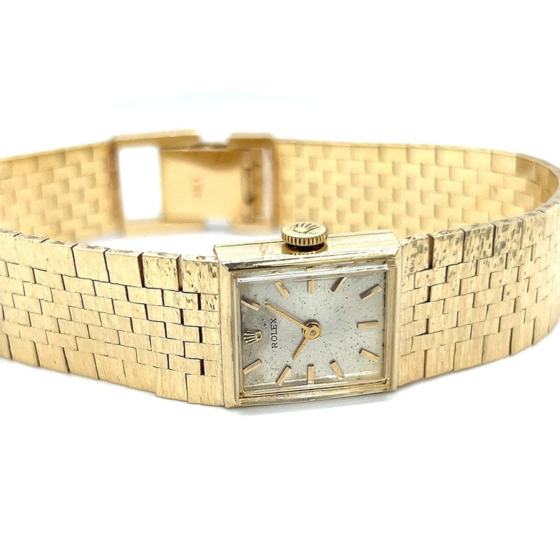 Rolex 14kt Yellow Gold Cocktail Mesh Watch - Pre-Owned