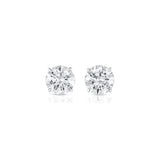 Rivière Platinum 10.03ctw Round Brilliant Cut Diamond Studs, GIA Certified