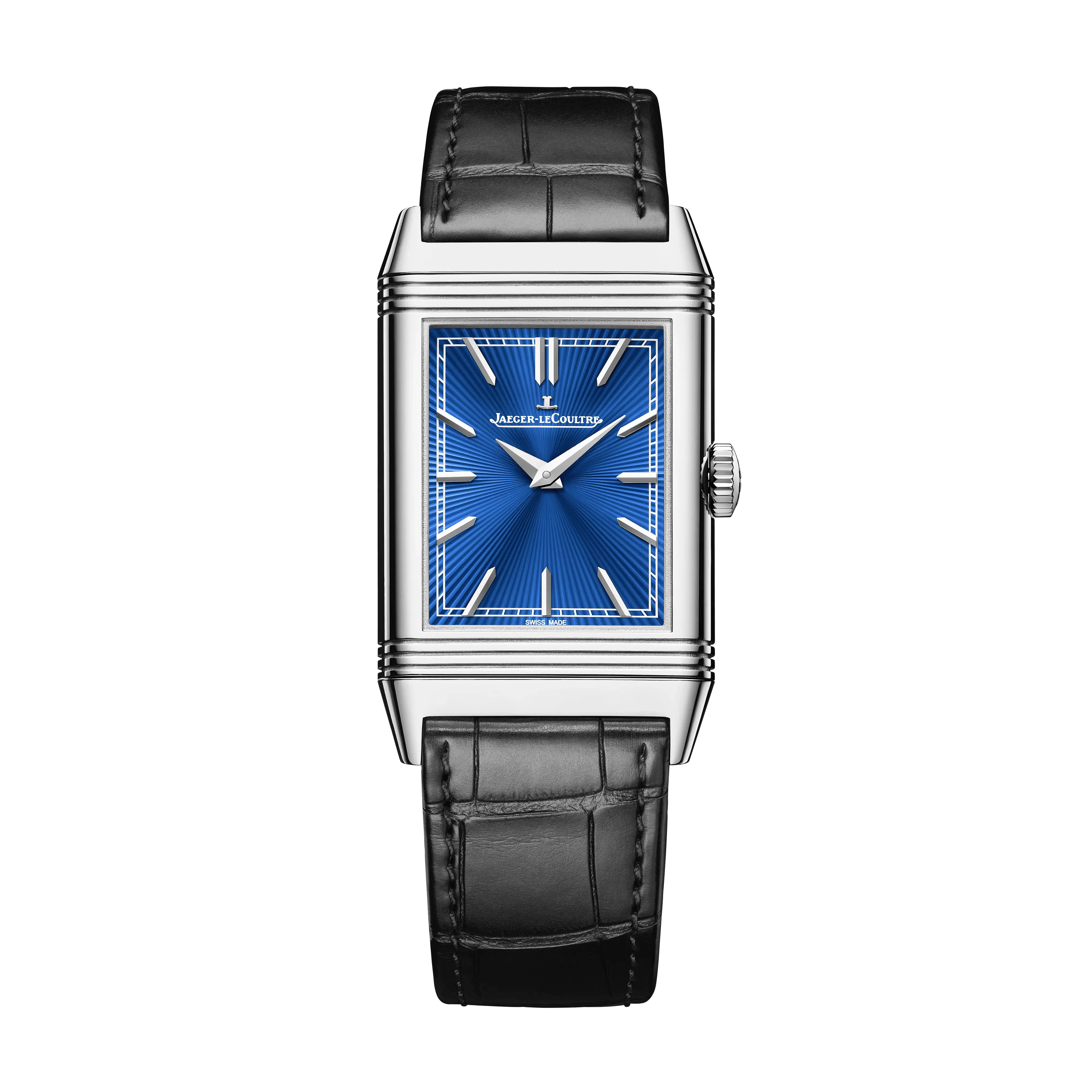 White Gold Reverso Tribute Enamel Men’s Watch Q39334S1 – CJ Charles ...