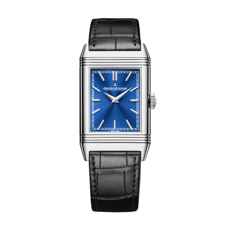 White Gold Reverso Tribute Enamel Men’s Watch Q39334S1