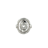 ESTATE BVLGARI ASTRALE MEDALLION DIAMOND COCKTAIL RING