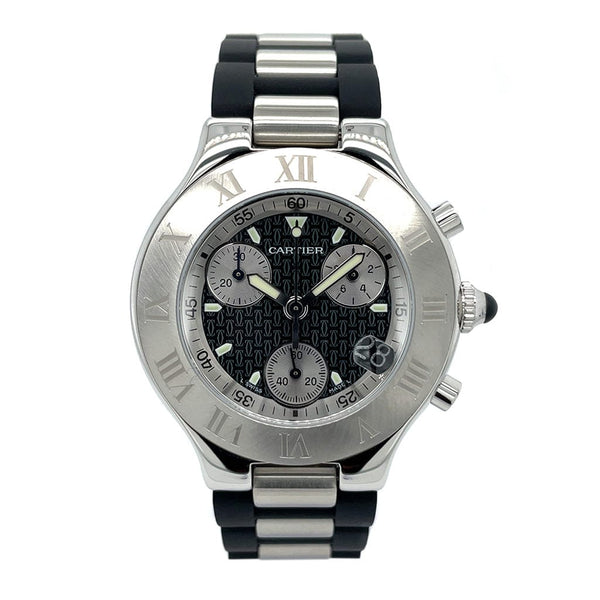 Cartier Must 21 Chronoscaph W10125U2 - Certified Pre-Owned – CJ