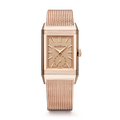 Pink Gold Reverso Tribute Monoface Small Seconds 'Or Deco' Men’s Watch Q713216J