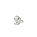 ESTATE BVLGARI ASTRALE MEDALLION DIAMOND COCKTAIL RING