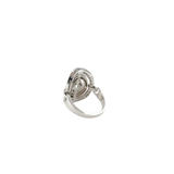 ESTATE BVLGARI ASTRALE MEDALLION DIAMOND COCKTAIL RING