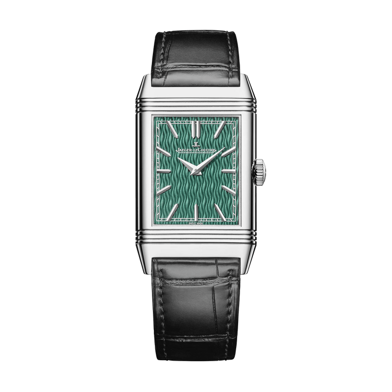 White Gold Reverso Tribute Enamel Men’s Watch Q39334S3
