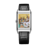 White Gold Reverso Tribute Enamel Men’s Watch Q39334S2