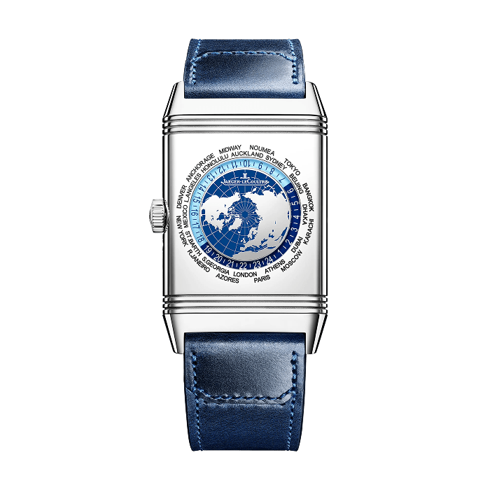 Stainless Steel Reverso Tribute Geographic Men’s Watch Q714845J