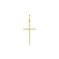 18kt Yellow Gold 30 Diamond Cross Pendant