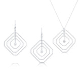 Estate Platinum 4.22ctw Asscher Cut Diamond Earrings, GIA Certified