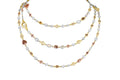 Multicolor Multi-Shape Diamond Rivière Necklace