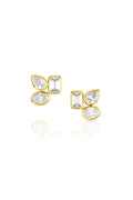 Mixed Fancy Shape Diamond Stud Earrings