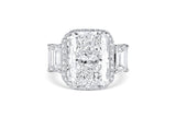Platinum Rivière Diamond Ring
