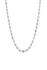 Platinum Multicolor Diamond Rivière Necklace – 14.87 Carats