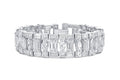 1960s Platinum Diamond Bracelet