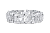 1960s Platinum Diamond Bracelet