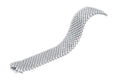 Platinum Wide Diamond Mesh Bracelet