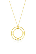 Estate Tiffany & Co. 18K Yellow Gold Atlas Roman Numeral Necklace
