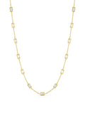 Salavetti Brillante 18K Yellow Gold 7.75-Carat Baguette Diamond Necklace