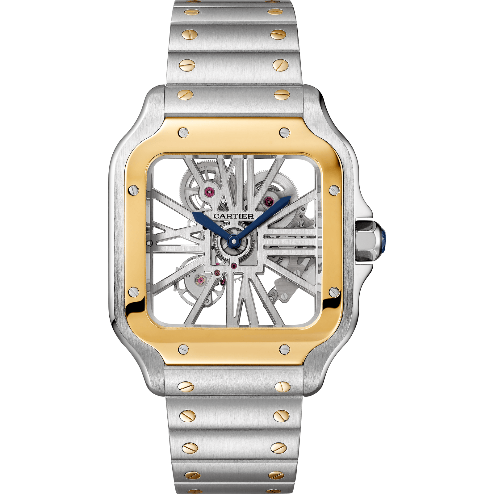 専用出品！Cartier 腕時計 アナログ シルバー！きら星さま！ Santos de Cartier skeleton watch WHSA0019 – CJ Charles Jewelers