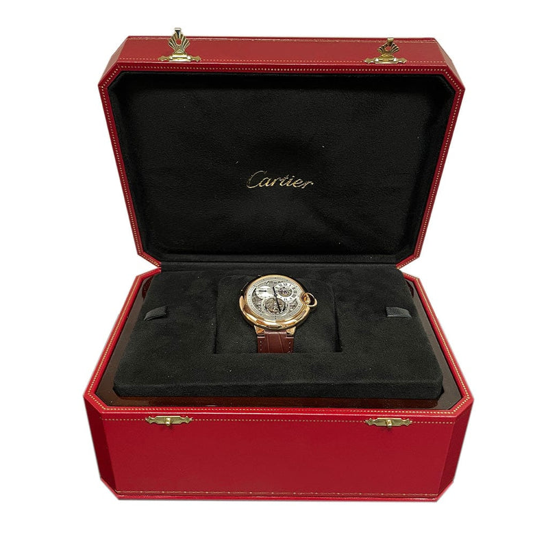 Cartier Ballon Bleu 18k Rose Gold Tourbillon W6920045 - Certified Pre-Owned