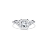 Estate Platinum 1.68ct Princess Cut Diamond Ring, GIA Certified